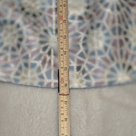 Mi ami Metallic Brocade Mini Skirt Women's Small - Geometric Jacquard High Waist - Picture 14 of 16